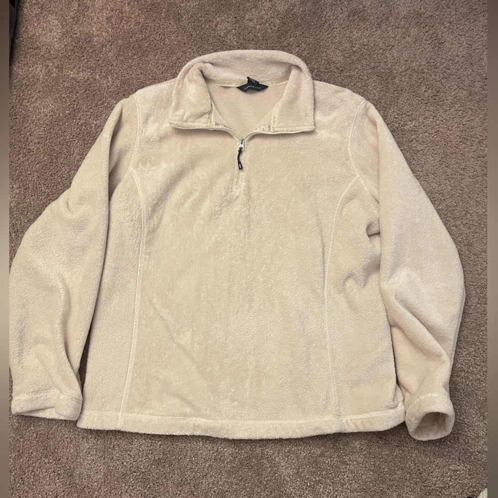 Soft half-zip sweatshirt